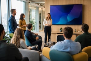 Corporate Meeting in Vienna OpenPlan Office