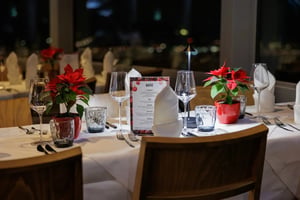 Weihnachtsfeier im Turm Restaurant © Donauturm